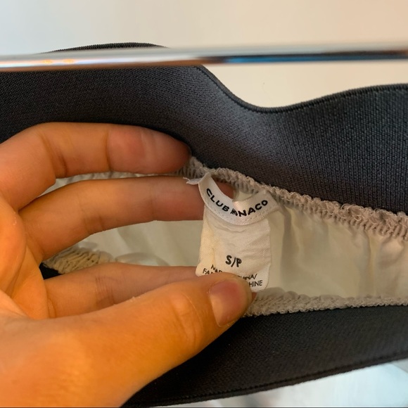 Club Monaco Cotton Two-tier Skirt Size Small - Picture 2 of 4